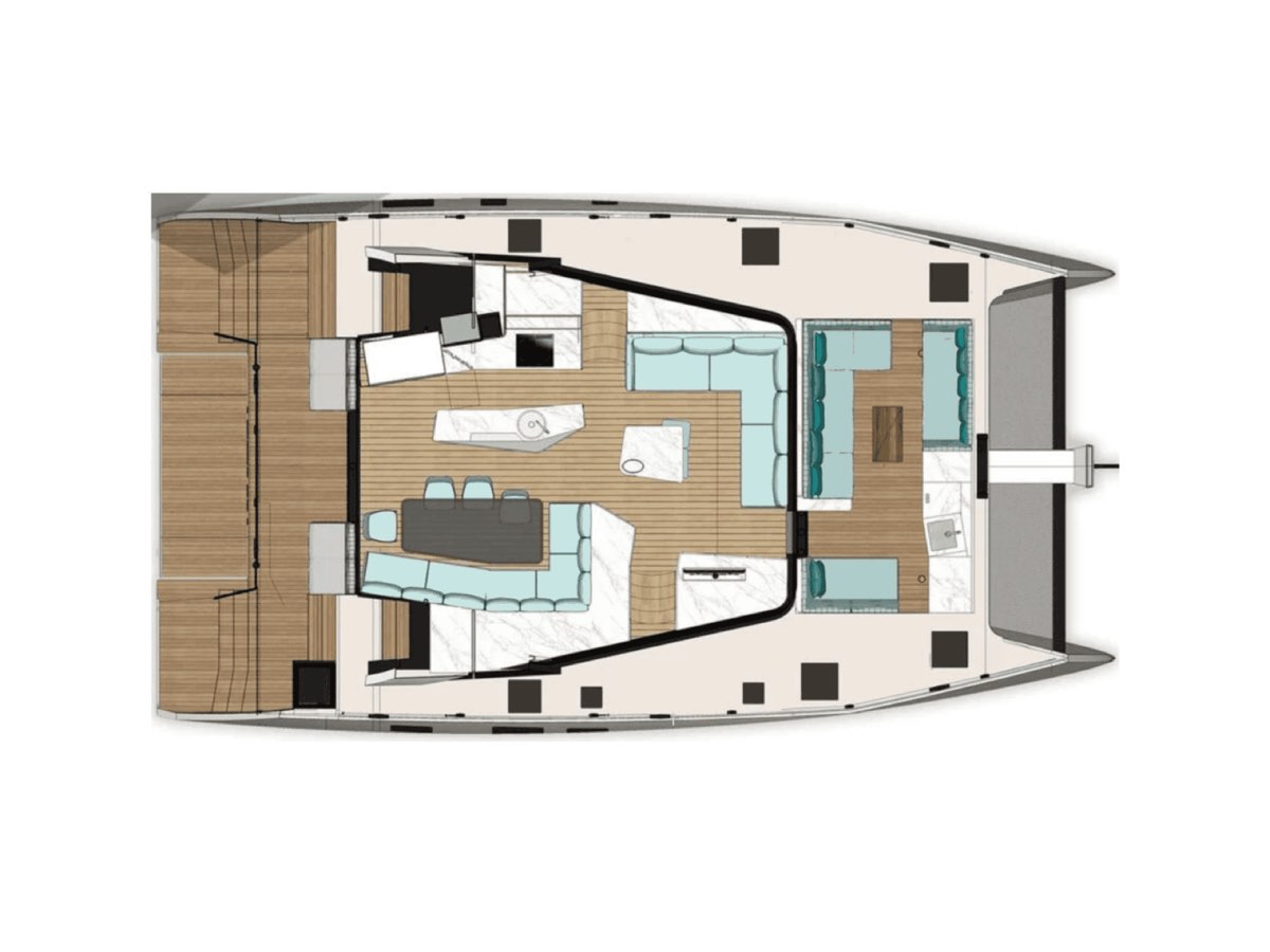 Interior layout of the Wave 50